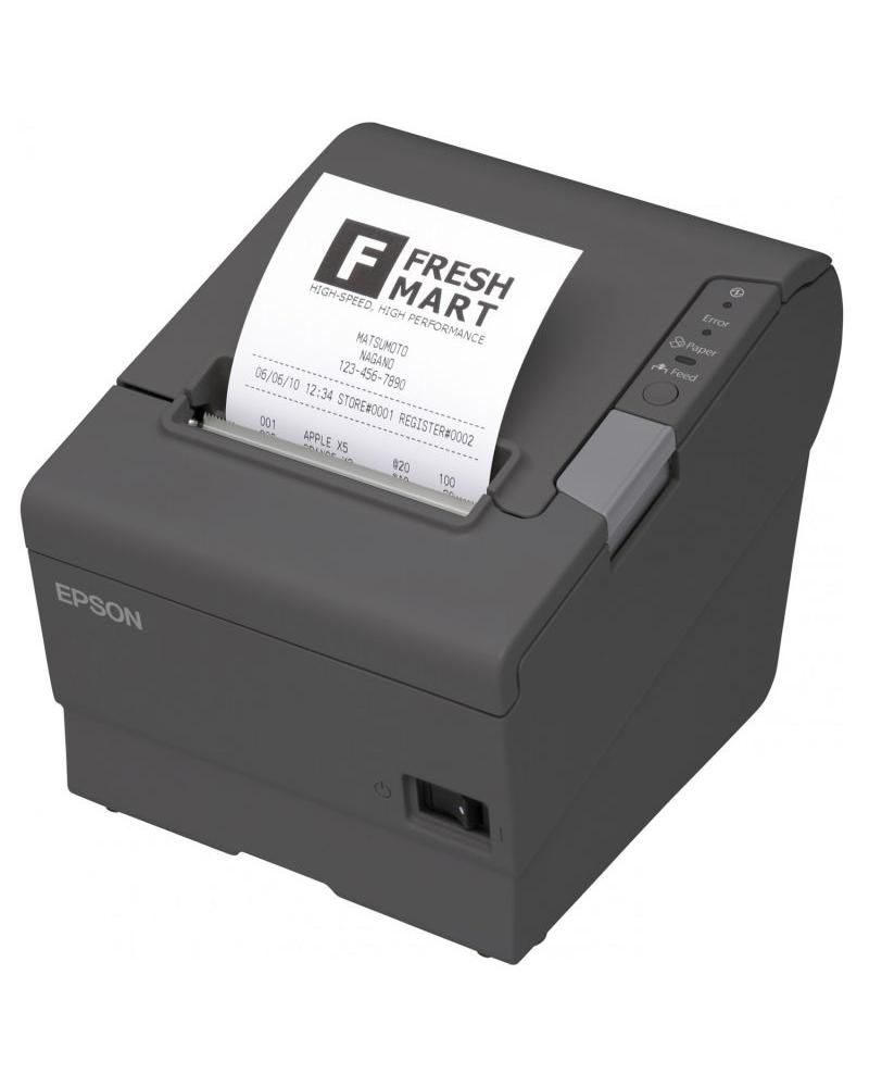 IMPRESORA DE TICKETS TÉRMICA EPSON TM-T88 V NEGRA USB - SERIE FUENTE INCLUIDA - Imagen 1