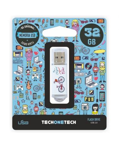 Pendrive 32GB Tech One Tech Be Bike USB 2.0 - Imagen 1