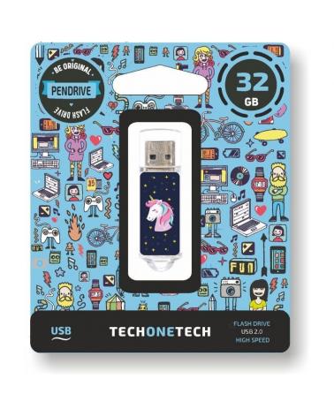 Pendrive 32GB Tech One Tech Unicornio Dream USB 2.0 - Imagen 1