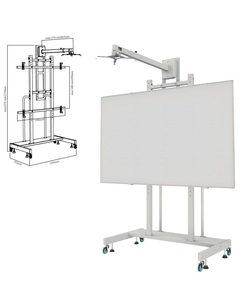 Soporte para Pizarra Interactiva Approx appIBSTD/ 80-120' - Imagen 1