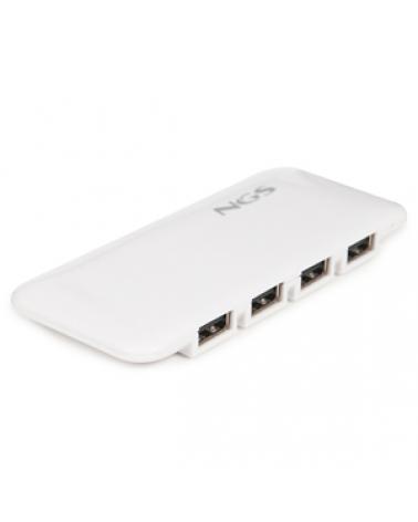 Hub USB con Alimentación Externa NGS IHUB7/ 7 Puertos USB/ Blanco - Imagen 1