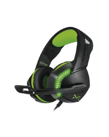 Auriculares Gaming con Micrófono Droxio Leyon Jack 3.5/ USB 2.0/ Verde - Imagen 1
