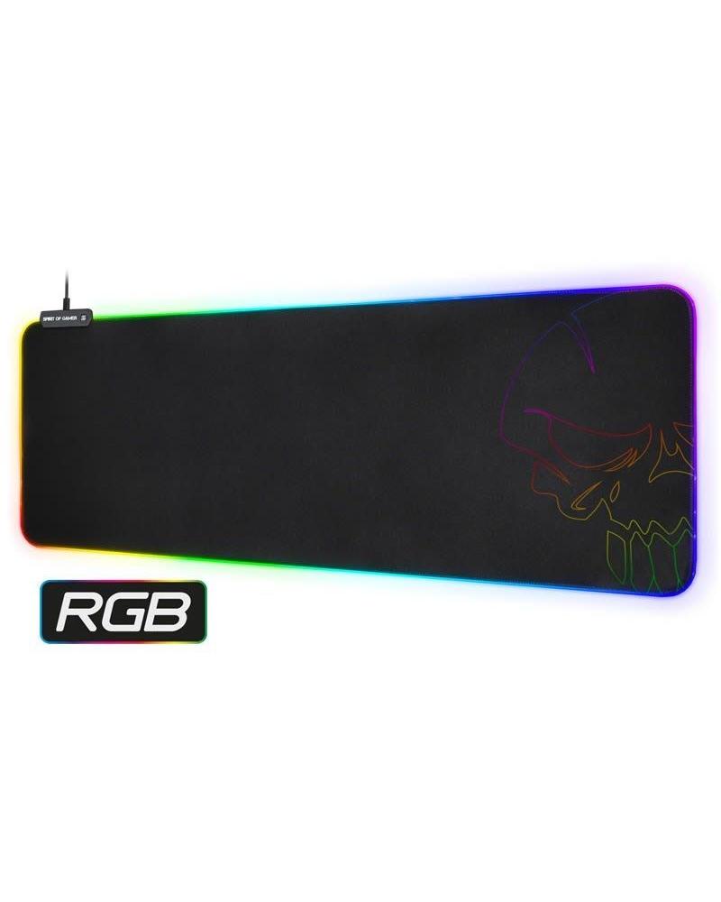Alfombrilla Spirit of Gamer Skull RGB Gaming con Iluminación LED/ 800 x 300 x 3 mm - Imagen 1