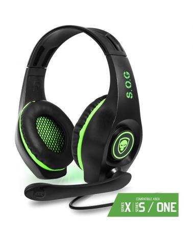 Auriculares Gaming con Micrófono Spirit of Gamer PRO-XH5/ Jack 3.5/ Verde - Imagen 1