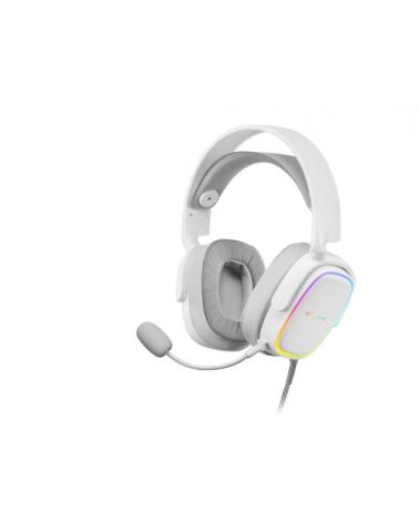 Auriculares Gaming con Micrófono Mars Gaming MHAW/ Jack 3.5/ USB 2.0/ Blanco - Imagen 1