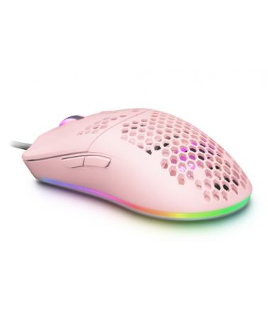 Ratón Gaming Mars Gaming MMAXP/ Hasta 12400DPI/ Rosa - Imagen 1