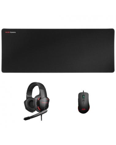 Pack Gaming Mars Gaming MCPPRO/ Alfombrilla + Ratón Óptico + Auriculares con Micrófono - Imagen 1