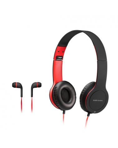 Pack Gaming Mars Gaming MHCX/ Auriculares con Micrófono In-Ear + Auriculares con Micrófono Over-Ear - Imagen 1