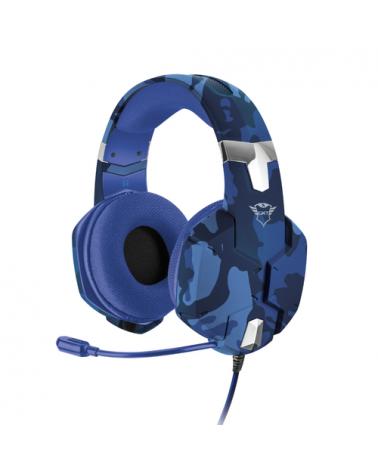 Auriculares Gaming con Micrófono Trust Gaming GXT 322B Carus/ Jack 3.5/ Azul Camuflaje - Imagen 1