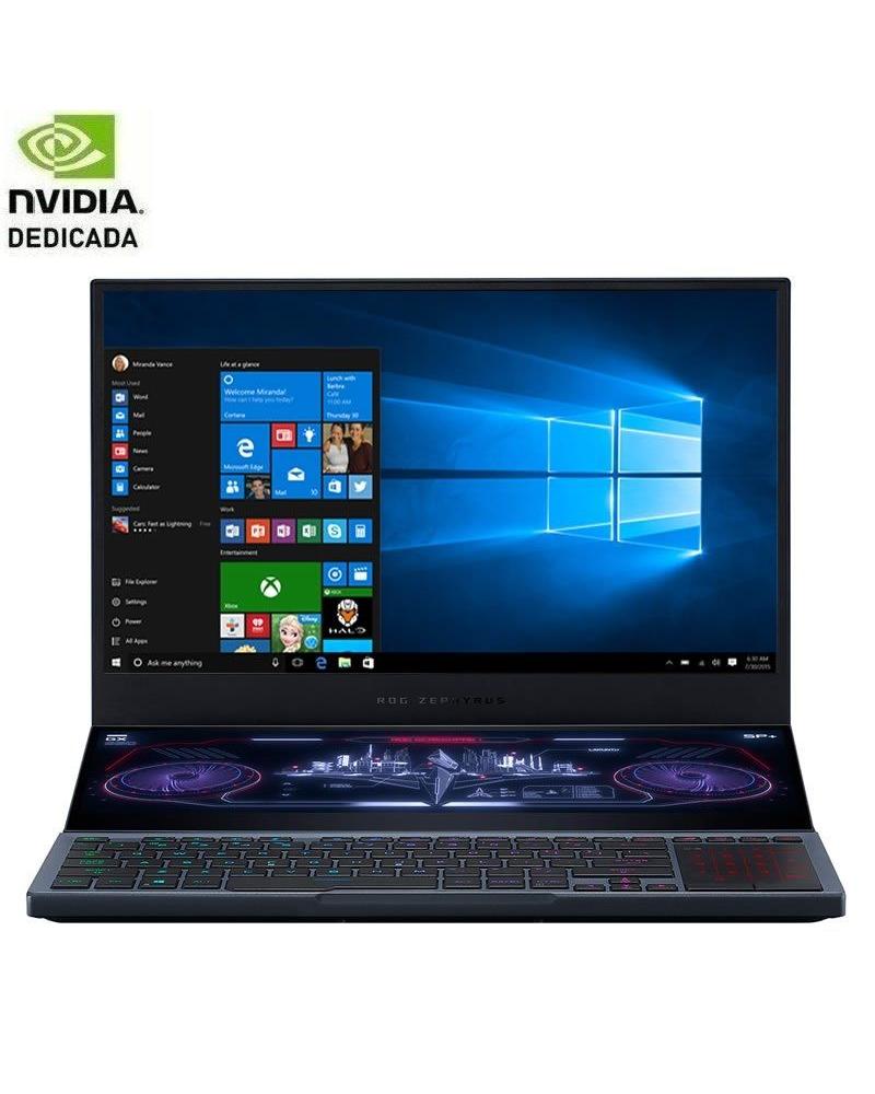 Portátil Gaming Asus ROG Zephyrus Duo 15 GX550LXS-HF073T Intel Core i7-10875H/ 32GB/ 1TB SSD/ GeForce RTX2080/ 15.6'/ Win10 - Im