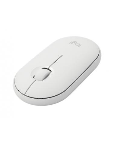 Ratón Inalámbrico por Bluetooth/ 2,4GHz Logitech Pebble M350/ Hasta 1000 DPI/ Blanco Crudo - Imagen 5