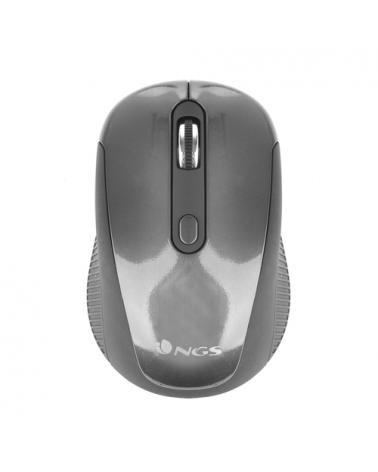 Ratón Inalámbrico NGS Haze/ Hasta 1600 DPI/ Grafito y Negro - Imagen 1