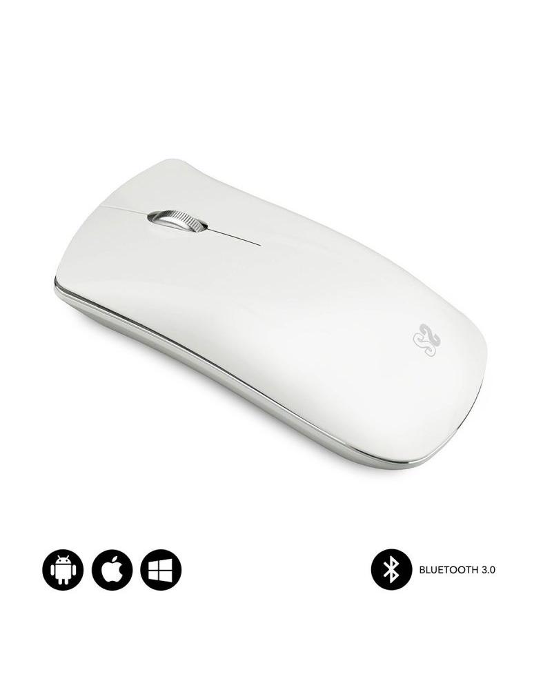Ratón Inalámbrico por Bluetooth Subblim Elegant/ Hasta 1600 DPI/ Blanco - Imagen 1