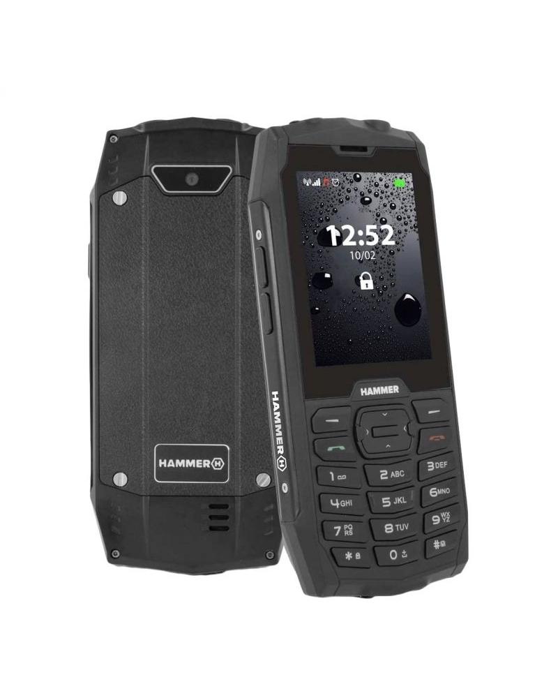 Teléfono Móvil Ruggerizado Hammer 4/ Negro - Imagen 1