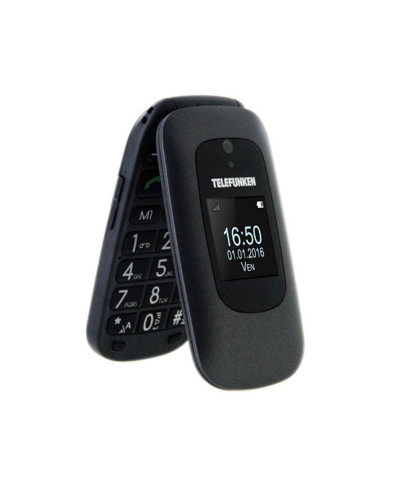 Teléfono Móvil Telefunken TM 250 para Personas Mayores/ Negro Izy - Imagen 1