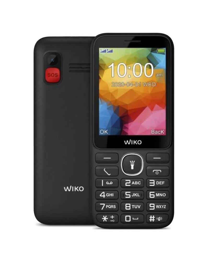 Teléfono Móvil Wiko F200 para Personas Mayores/ Negro - Imagen 1