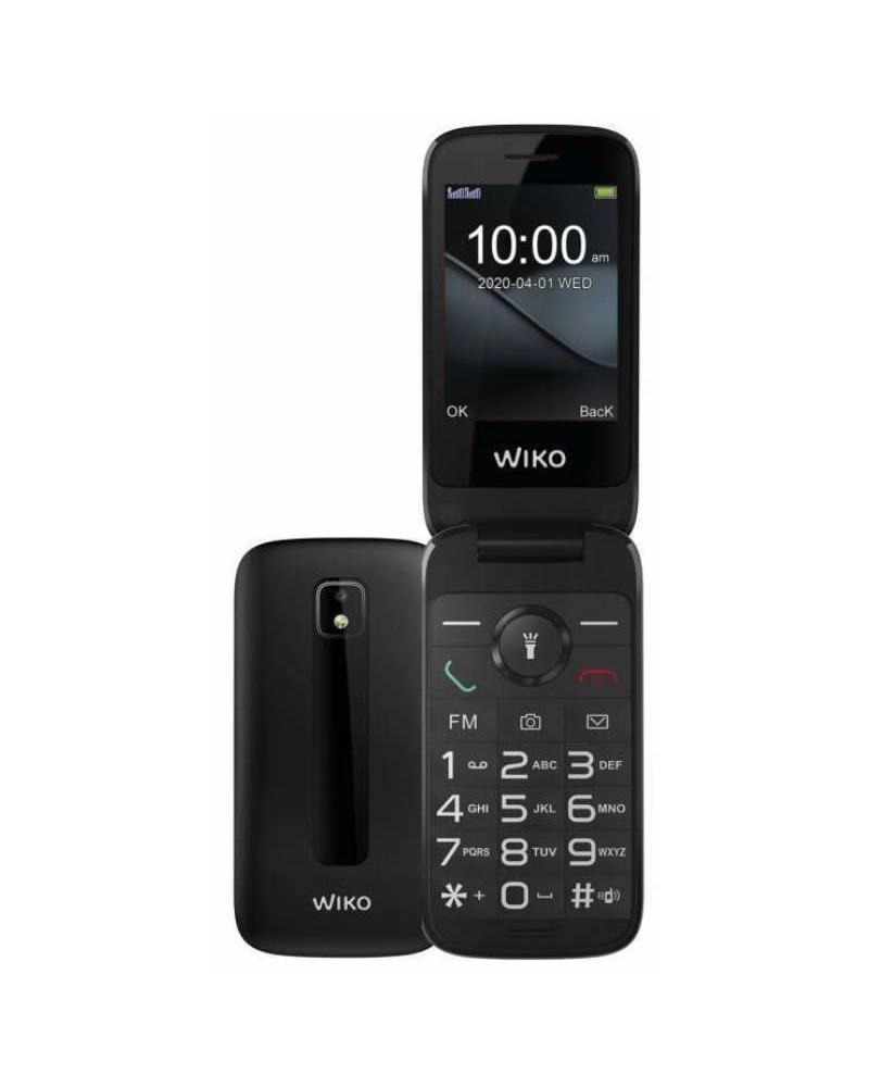 Teléfono Móvil Wiko F300 para Personas Mayores/ Negro - Imagen 1