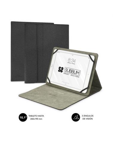 Funda Subblim Clever Stand para Tablets de 10.1'/ Negra - Imagen 1