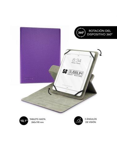 Funda Subblim Rotate 360º  para Tablets de 10.1'/ Purpura - Imagen 1