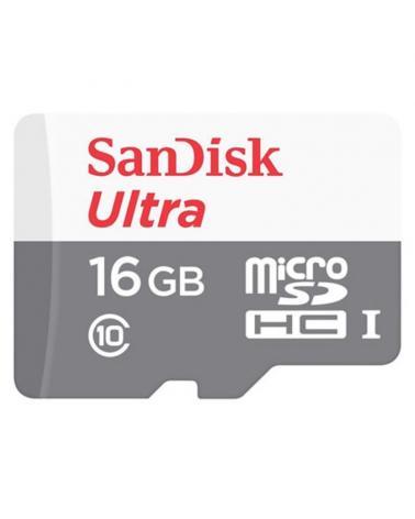 Tarjeta de Memoria SanDisk Ultra Android 16GB microSD HC/ Clase 10/ 80MBs - Imagen 1