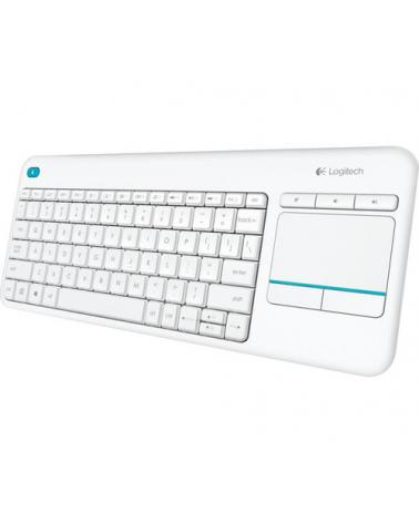 Teclado para Smart TV Logitech Wireless Touch K400 Plus/ Blanco - Imagen 2