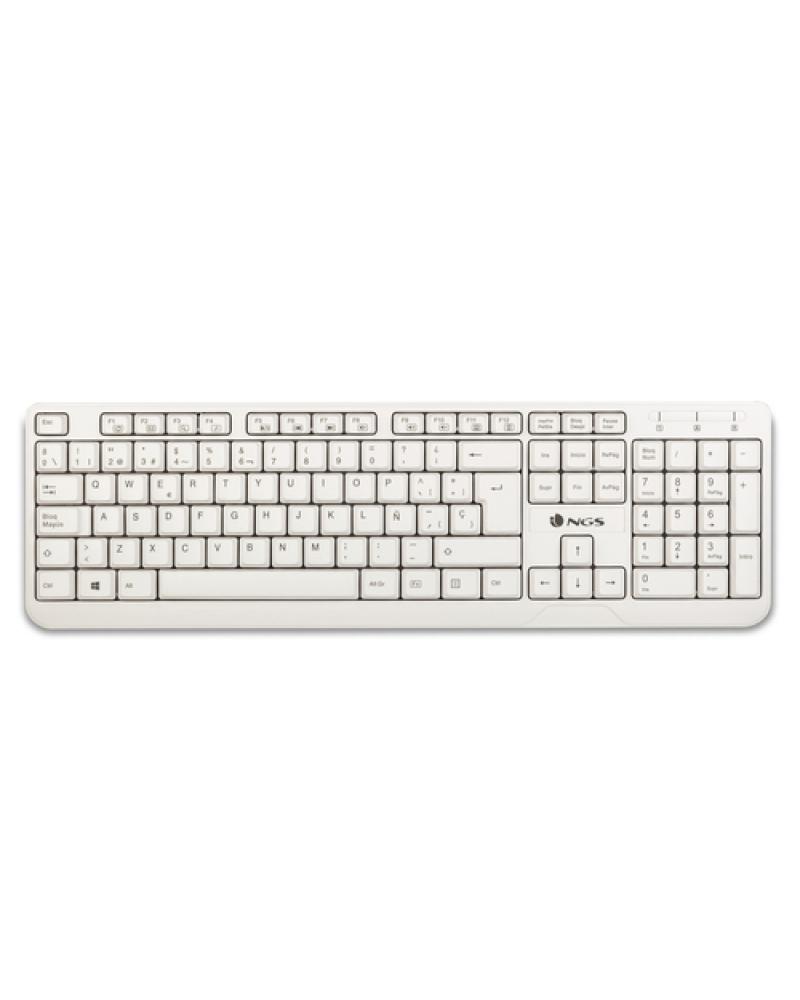 Teclado NGS Spike/ Blanco - Imagen 1
