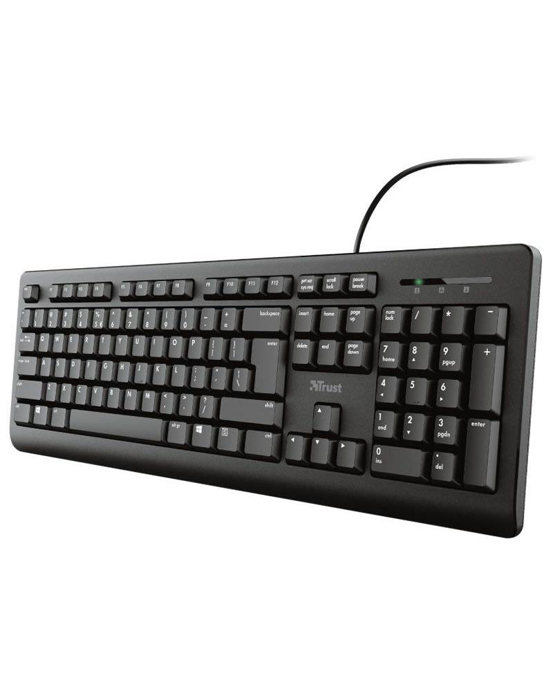 Teclado Trust TK-150 Silent UK - Imagen 1