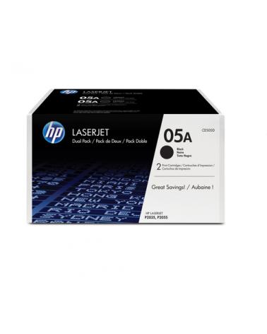 Tóner Original HP nº05A Multipack/ 2x Negro - Imagen 1