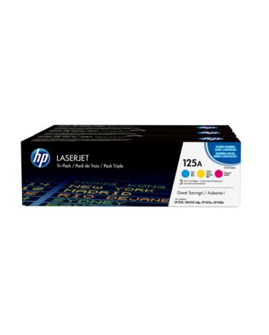 Tóner Original HP nº125A Multipack/ Cian/ Magenta/ Amarillo - Imagen 1