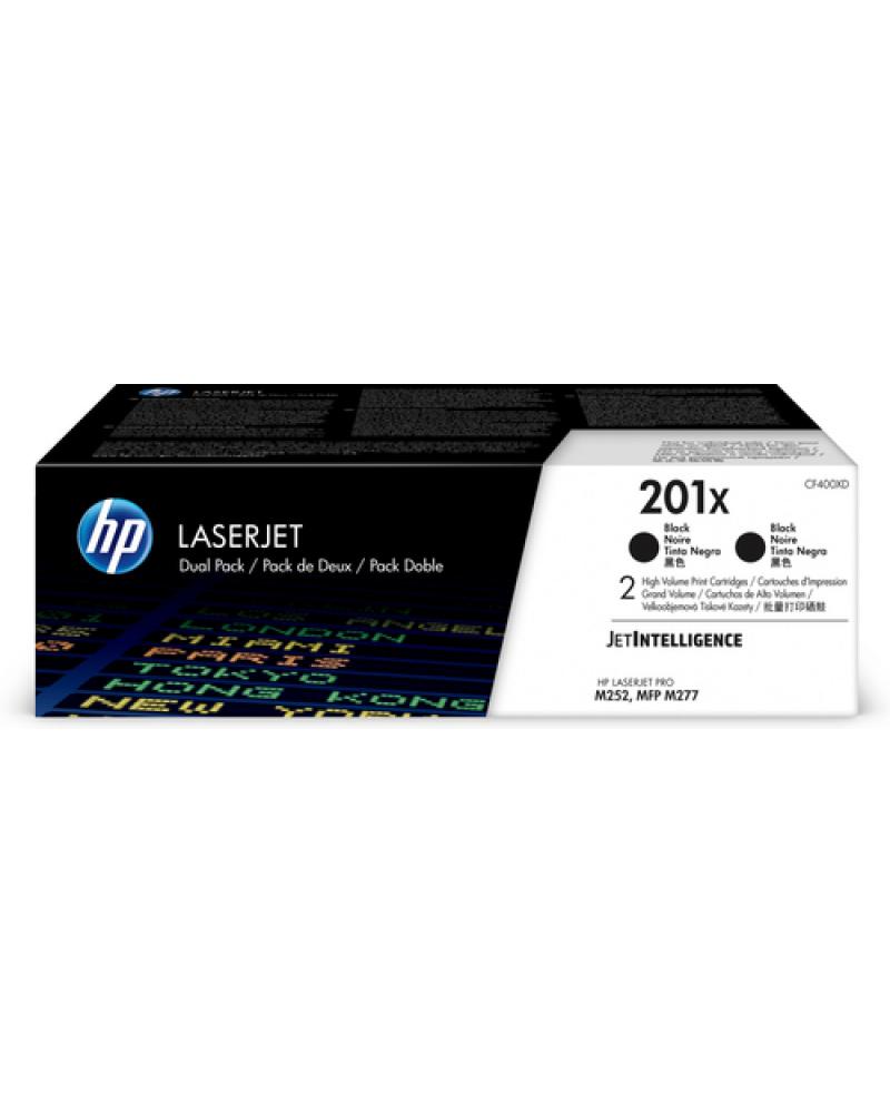 Tóner Original HP nº201X XL Alta Capacidad Multipack/ 2x Negro - Imagen 1