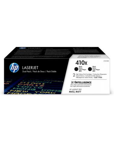 Tóner Original HP nº410X XL Alta Capacidad Multipack/ 2x Negro - Imagen 1