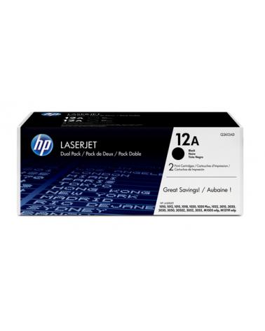 Tóner Original HP nº12A Multipack/ 2x Negro - Imagen 1