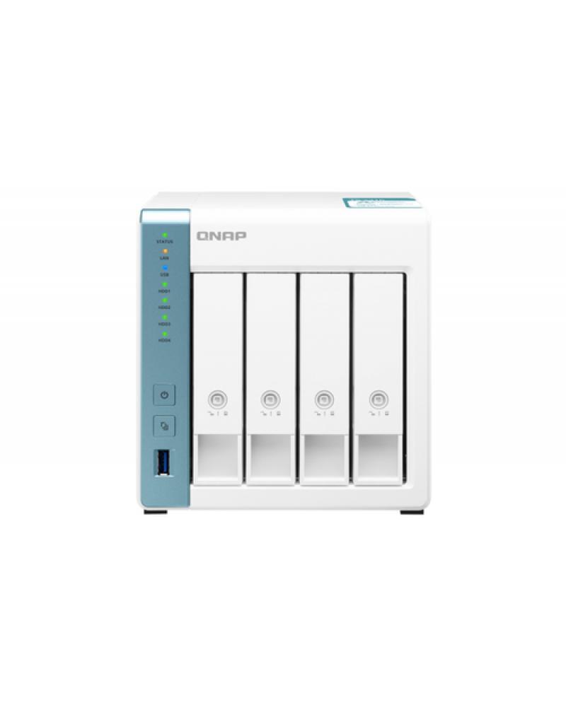 NAS QNAP TS-431K/ 4 Bahías 3.5'- 2.5'/ 1GB DDR3/ Formato Torre - Imagen 1