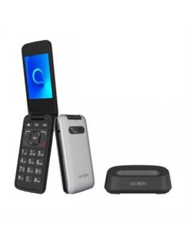 TELEFONO MOVIL ALCATEL 30.26X PLATA· - Imagen 1