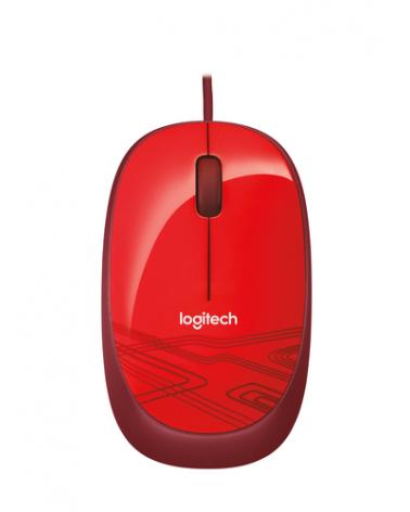 Ratón Logitech M105/ Hasta 1000 DPI/ Rojo - Imagen 5