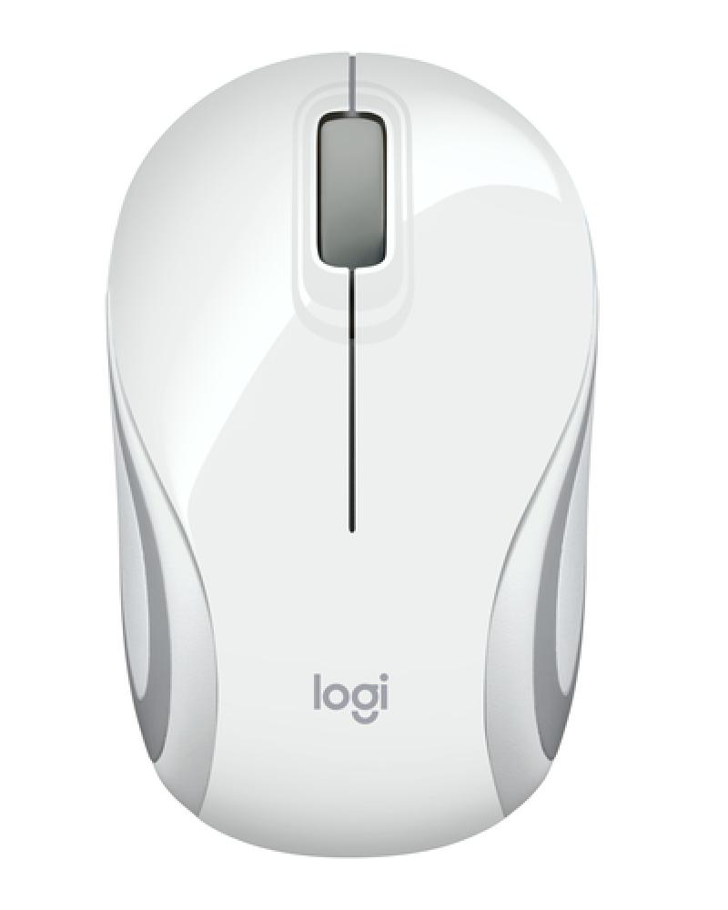 Ratón Mini Inalámbrico Logitech M187/ Hasta 1000 DPI/ Blanco - Imagen 1