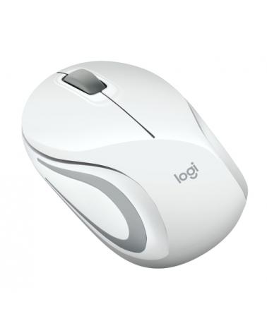 Ratón Mini Inalámbrico Logitech M187/ Hasta 1000 DPI/ Blanco - Imagen 2