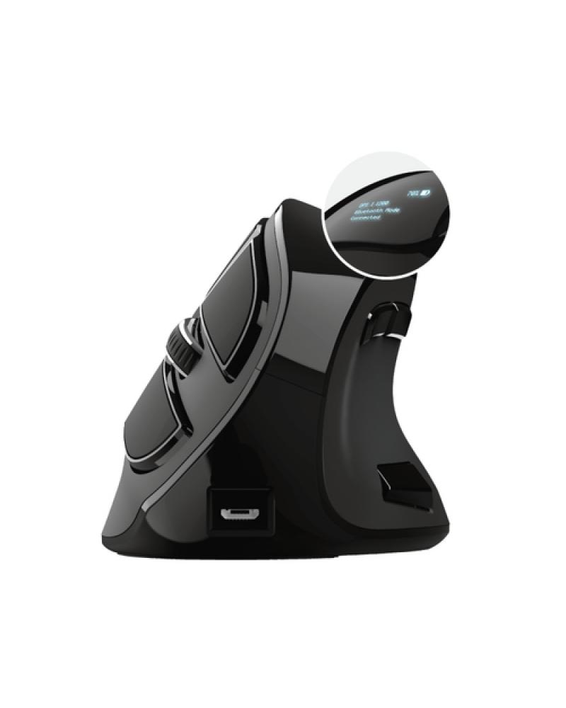 Ratón Ergonómico Inalámbrico por Bluetooth Trust Voxx/ Hasta 2400 DPI - Imagen 1
