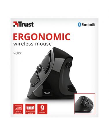 Ratón Ergonómico Inalámbrico por Bluetooth Trust Voxx/ Hasta 2400 DPI - Imagen 11