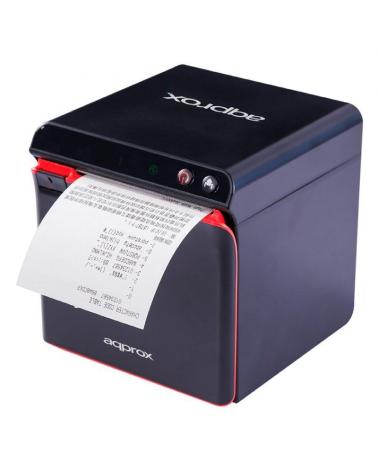 Impresora de Tickets Approx appPOS8058DUAL/ Térmica/ Ancho papel 80-58mm/ USB-Ethernet/ Negra - Imagen 1