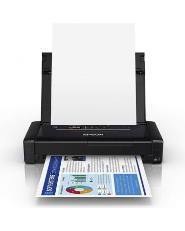 Impresora Portátil Epson Workforce WF-110W WiFi/ Negra - Imagen 1