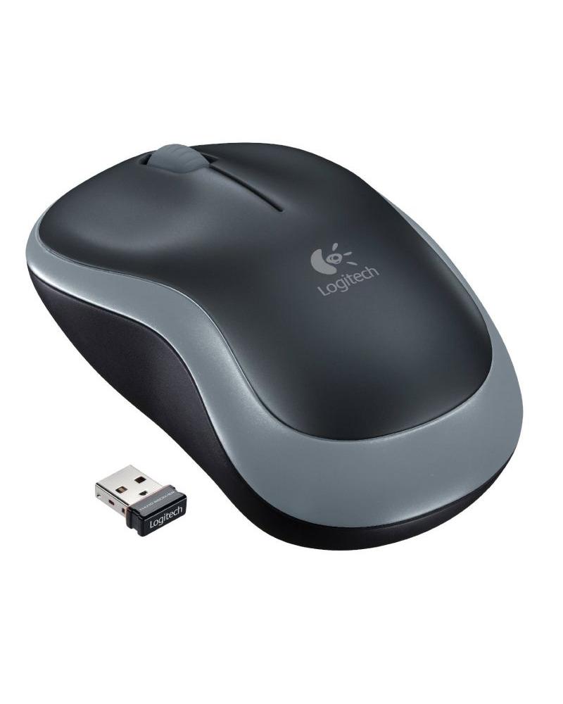 Ratón Inalámbrico Logitech M185/ Hasta 1000 DPI/ Gris - Imagen 1