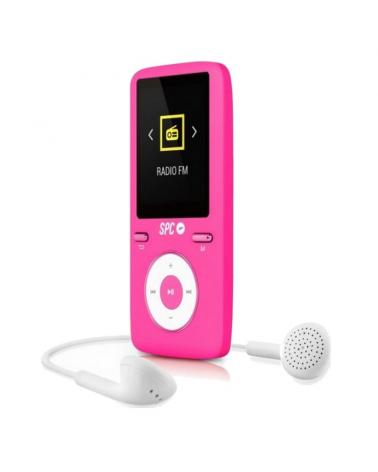 Reproductor MP4 SPC Pure Sound Colour 2 8488P/ 8GB/ Pantalla 1.8'/ Radio FM/ Rosa - Imagen 1