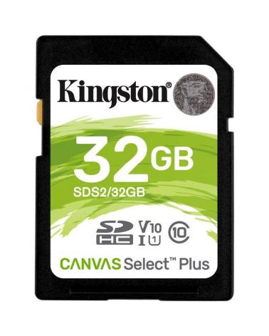 Tarjeta de Memoria Kingston CANVAS Select Plus 32GB SD HC/ Clase 10/ 100MBs - Imagen 1