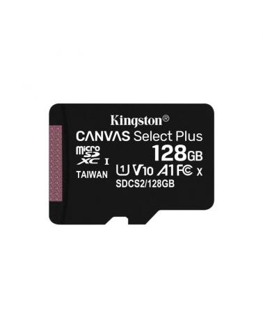 Tarjeta de Memoria Kingston CANVAS Select Plus 128GB microSD XC/ Clase 10/ 100MBs - Imagen 1