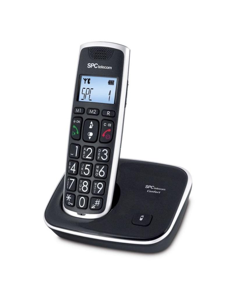 Teléfono Inalámbrico SPC Telecom 7608/ Negro - Imagen 1