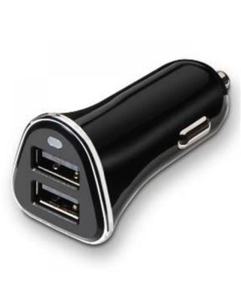 CARGADOR DE COCHE 2xUSB TOOQ TQCC-2002 3.4A CON CONTROL AI NEGRO - Imagen 1