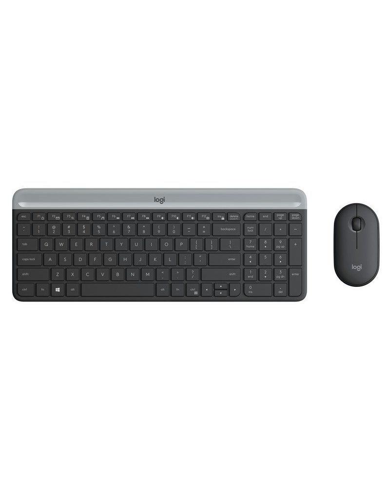 Teclado y Ratón Inalámbricos Logitech Slim Combo MK470 - Imagen 1