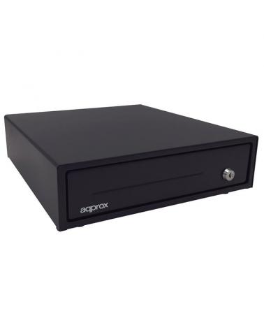 Cajón Portamonedas Approx appCASH33/ Manual y Automático/ Negro - Imagen 1