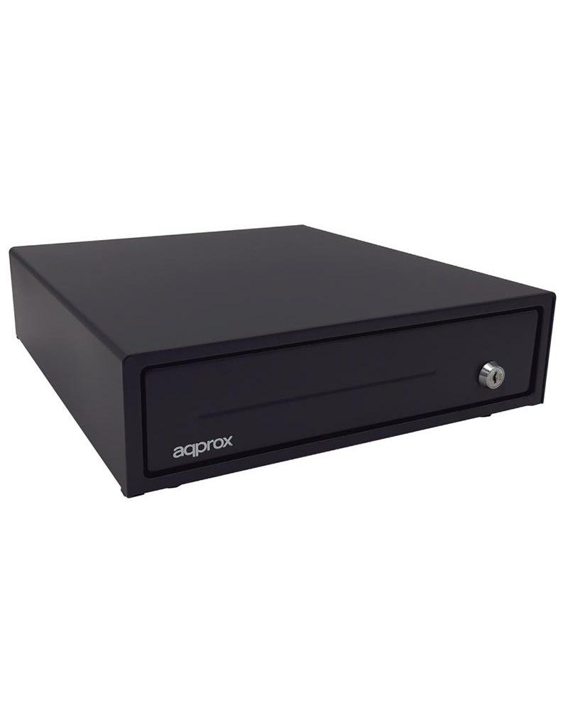 Cajón Portamonedas Approx appCASH33/ Manual y Automático/ Negro - Imagen 1